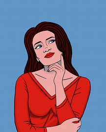 Comic Thought – Portrait