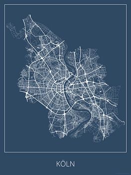 Köln, blau