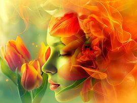 Flower Power Vrouwen van Egon Zitter