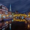 Leiden - uitzicht op de Nieuwe Reijn van Ardi Mulder