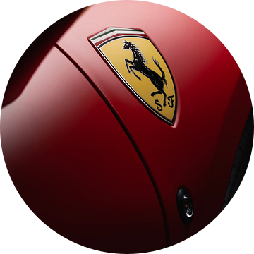 Ferrari F8 Tributo Prancing Horse Logo van Thomas Boudewijn