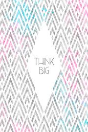THINK BIG | moderne art deco van Melanie Viola