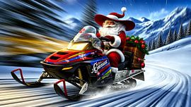 Glittering trail in the frost by Jean Pierre