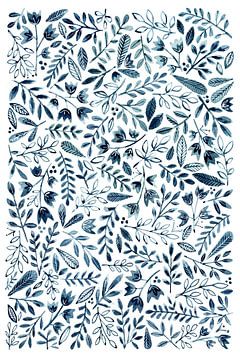 Blaue Blüten von Susan Black