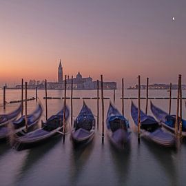 Venice - Sunrise over the gondolas on St Mark's Square