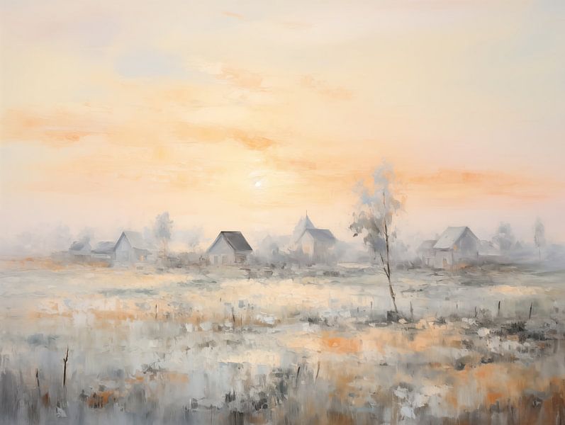Landschap rustgevend 5 van Bert Nijholt