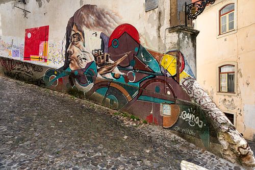 Straßenkunst Coimbra, Portugal