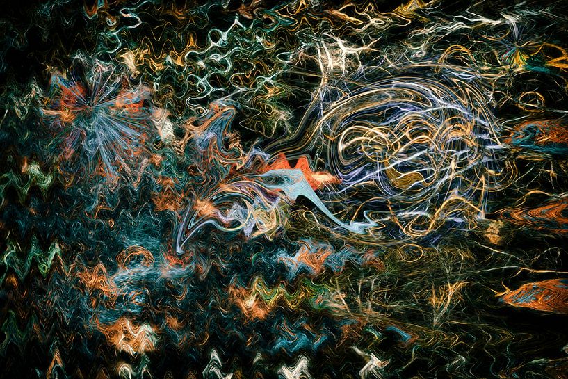 Red Moon Beech van GOOR abstracten