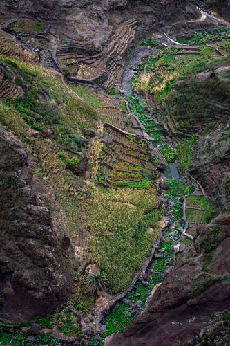 Mountain valley in Africa