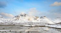 Winterlandschaft im Vesteralen Archipel, Norwegen von Sjoerd van der Wal Fotografie Miniaturansicht