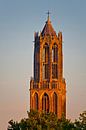 Letzte Sonnenstrahlen auf dem Domturm in Utrecht von Anton de Zeeuw Miniaturansicht