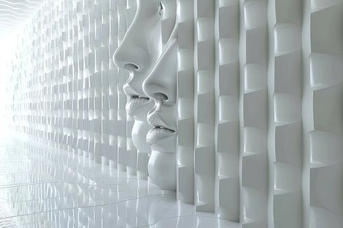 Digital abstract absurd surrealist art