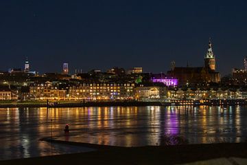 De skyline van de Historische stad Nijmegen van jofrey de Graaff