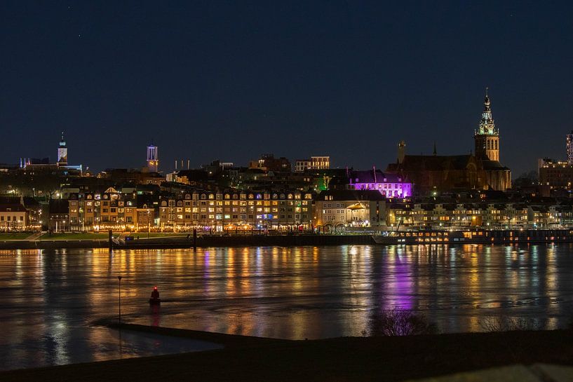 The skyline of the historic city of Nijmegen by jofrey de Graaff