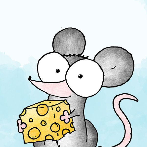 Nursery portrait sweet mouse by KajOckels.nl