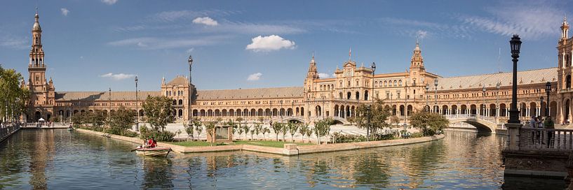 Panorama (3:1) 'Plaza de España' - Seville by René Weijers