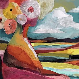 Landschaft der Phantasie von Bianca ter Riet