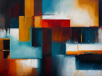 Steden van Kleur – Abstracte Ritmes van Retrotimes