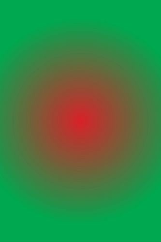 Neon-stijl radiaal verloop. Rood en groen.