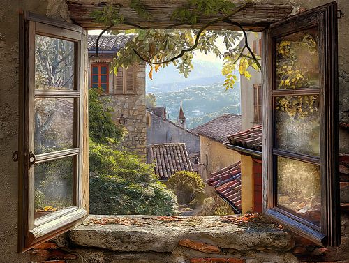 prachtig uitzicht vanuit de kamer