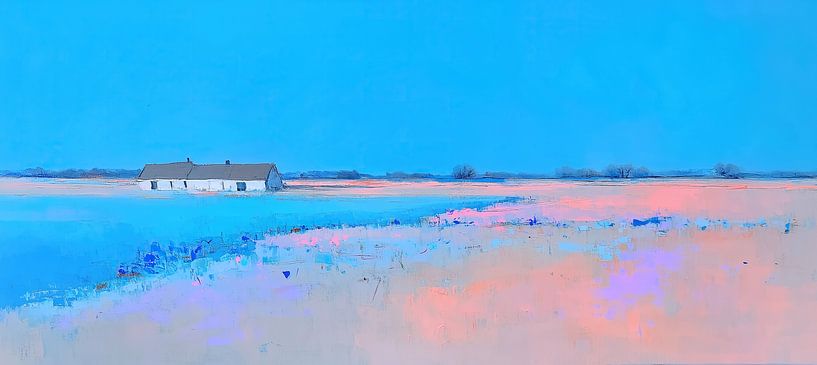 Pink Field Rhythm by Art Whims