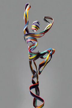 Kinetic Ribbon Dancer