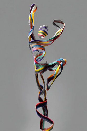 Kinetic Ribbon Dancer