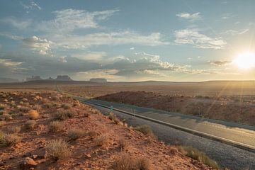 Roadtrip zum Sonnenuntergang von Robert de Boer