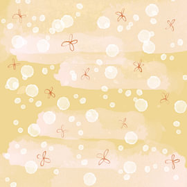 Dots and flowers by Siobhan Bradfield