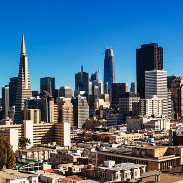 Downtown gratte-ciel à San Francisco Californie USA sur Dieter Walther