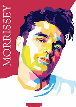 Morrissey Pop Art van Dhega Priya Gunawan