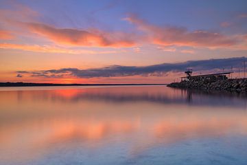 Zonsondergang op Rügen van Christina Bauer Photos