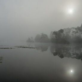 Mistige zonsopkomst von Douwe Bergsma