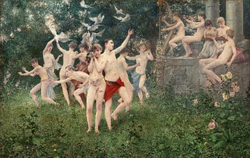 Lentefeest (Allegorische scène), Karel Vítězslav Mašek