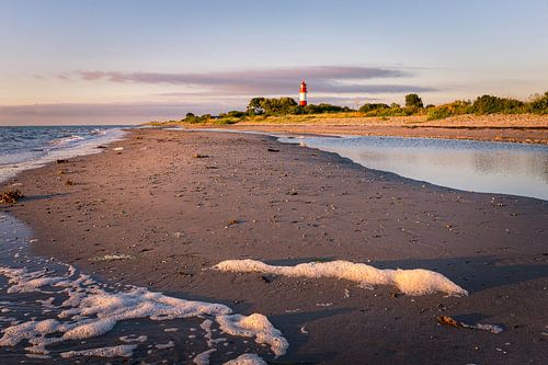 Leuchtturm Falshöft am Morgen