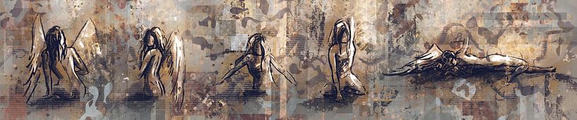 Panorama in beautiful bronze and gold tones by Emiel de Lange