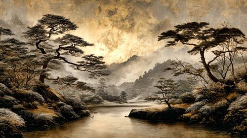 schilderachtige Japanse kunst