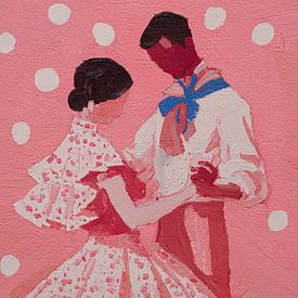 Woman Dance | Dance Together von Wunderbare Kunst