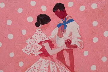 Woman Dance | Dance Together von Wunderbare Kunst