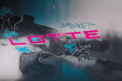 Naamplaat Graffiti Lotte