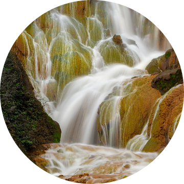 Golden Waterfall in Taiwan van Jos Pannekoek