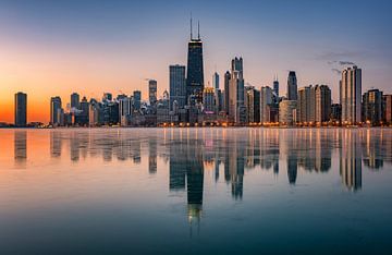 Chicago Skyline sur Photo Wall Decoration