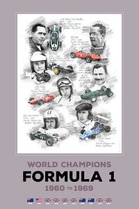 Formel 1 Weltmeister von 1960 bis 1969 von Theodor Decker