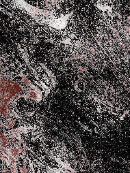 Royal marble as abstract art on black by Mad Dog Art