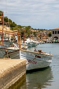 Mallorca - Fischerboote in Cala Figuera