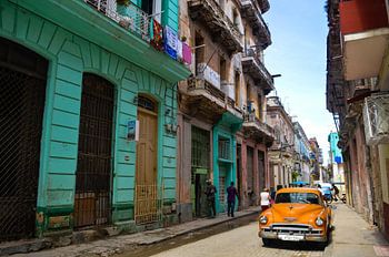 Authentiek straatbeeld Havana