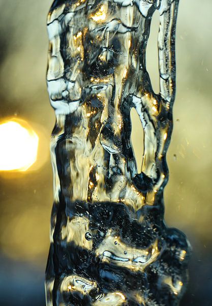 icicle with rising sun by Marieke Funke