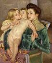 Mary Cassatt. The Caress van 1000 Schilderijen thumbnail