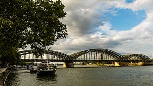 Rhein und Hohenzollernbrücke Köln