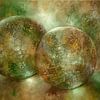 Echos lyriques en vert et or sur Annette Schmucker